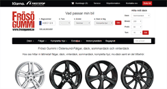 Desktop Screenshot of frosogummi.se